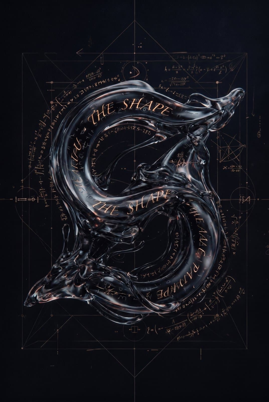 The Shape — math written on the substrate